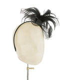 Basically Black - fascinator designed by Rent The Races - Rent The Races  - 2