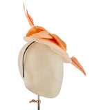 Creamsicle - fascinator designed by Couture Millinery - Rent The Races  - 2