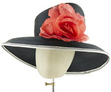 The Diana (Black) - hat designed by LD Carey Designs - Rent The Races  - 3
