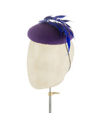 Pretty Peacock - fascinator designed by Mark T Burke - Rent The Races  - 2